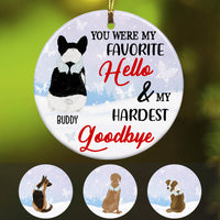 Personalized Dog Memorial Ornament OB201 26O60 thumb 1