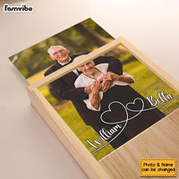 Personalized Couples Gift Swirl Heart Upload Photo Picture Frame Light Box 31551 thumb 1