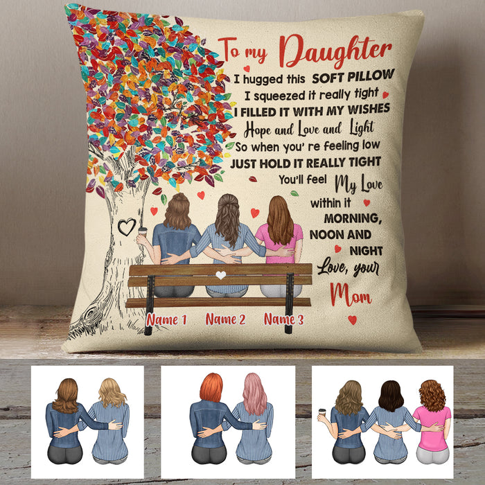 Personalized Daughter Love Tree Pillow FB22 67O60 1