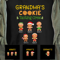 Personalized Christmas Grandma Cookie Tasting Crew T Shirt OB72 85O57 thumb 1