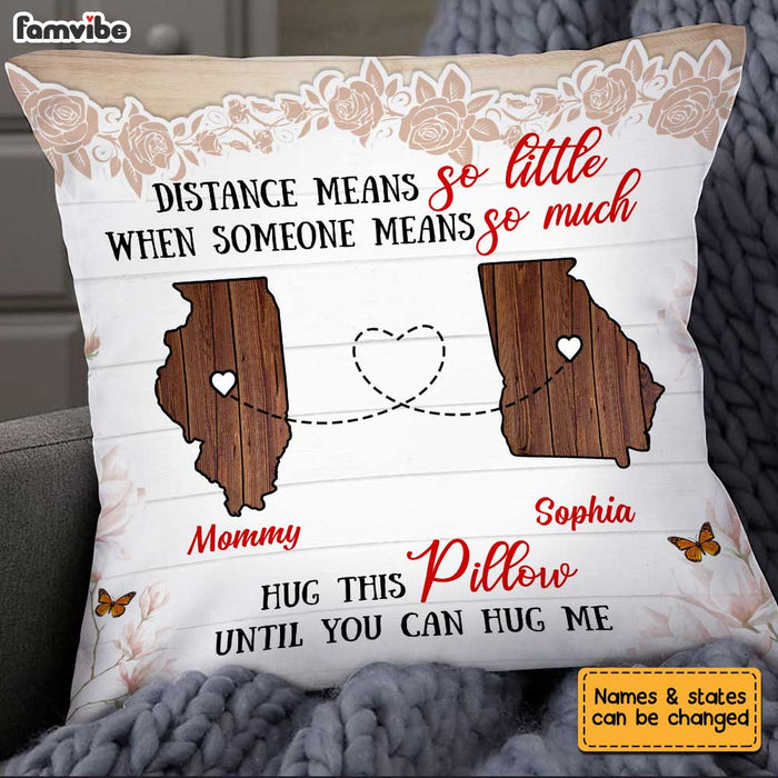 Personalized Long Distance Pillow AG92 32O34 1