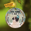 Personalized Forever In Our Hearts Pug Dog Memorial  Ornament OB223 73O36 1