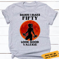 Personalized Gym Woman Age Look Good White T Shirt JL21 81O60 thumb 1