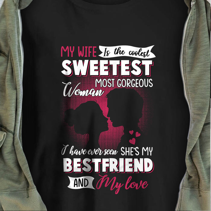 Couple Husband Wife Coolest T Shirt  DB258 81O60 1