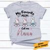 Personalized Grandma Favorite Peeps Easter T Shirt FB241 30O34 thumb 1