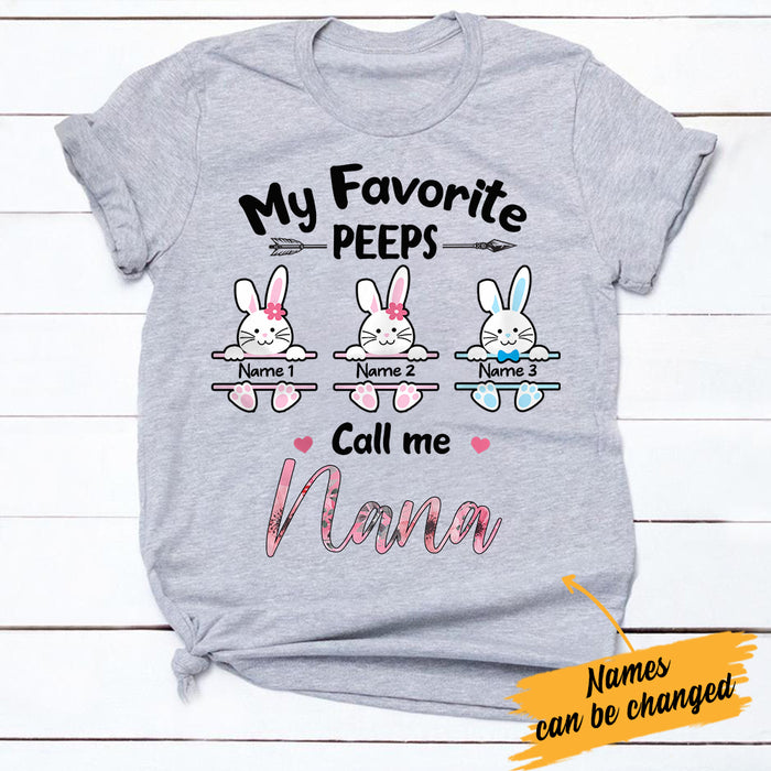 Personalized Grandma Favorite Peeps Easter T Shirt FB241 30O34 1