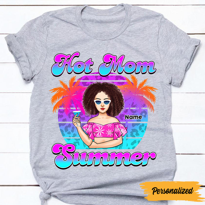 Personalized Beach Mom Grandma Hot Summer T Shirt JL25 95O47 1