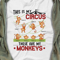 Personalized Dad Grandpa My Circus T Shirt MY52 67O53 thumb 1