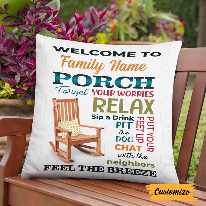Personalized Outdoor Porch Pillow DB35 95O47 1