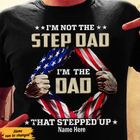 Personalized Step Dad Grandpa T Shirt MY142 87O47 thumb 1