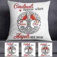 Personalized Angels Are Near Memorial Pillow SB235 30O34 (Insert Included) thumb 1