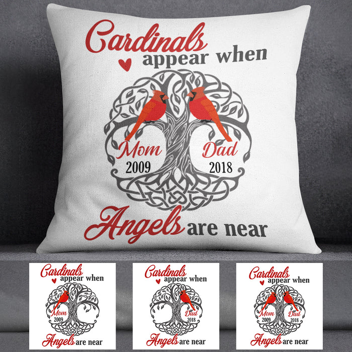 Personalized Angels Are Near Memorial Pillow SB235 30O34 (Insert Included) 1