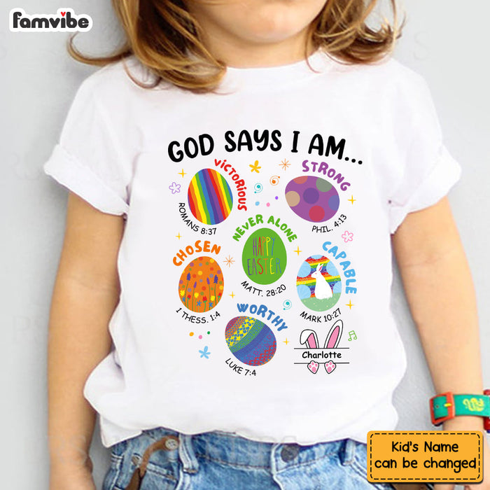 Personalized Easer Gift For Grandkids God Says Kid T Shirt - Kid Hoodie - Kid Sweatshirt 31746 1