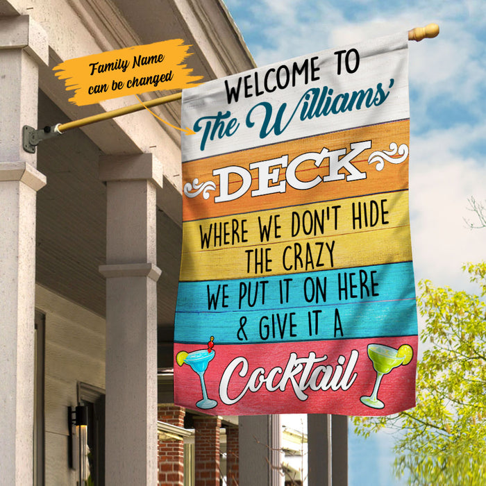 Personalized Deck Gardening Flag AG212 85O53 1