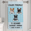 Personalized Stalker Personale Cane Italian Personal Stalker Dog Towel AP135 67O36 1
