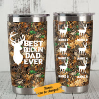 Personalized Dad Grandpa Hunting Steel Tumbler MR262 81O58 thumb 1