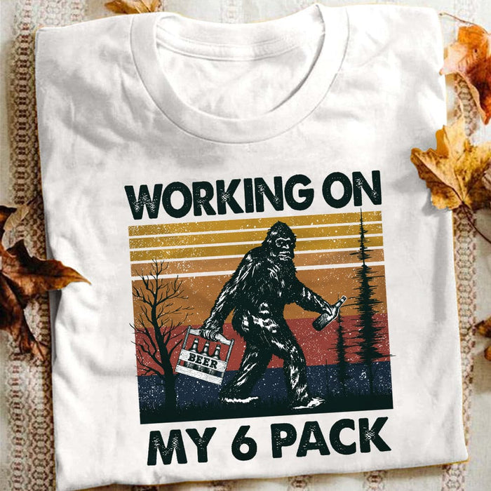 Bigfoot Beer Funny White T Shirt JN123 85O61 1