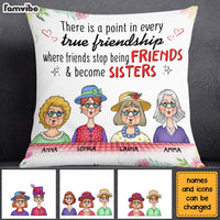 Personalized Gift For Friends Become Sisters Pillow 30774 thumb 1
