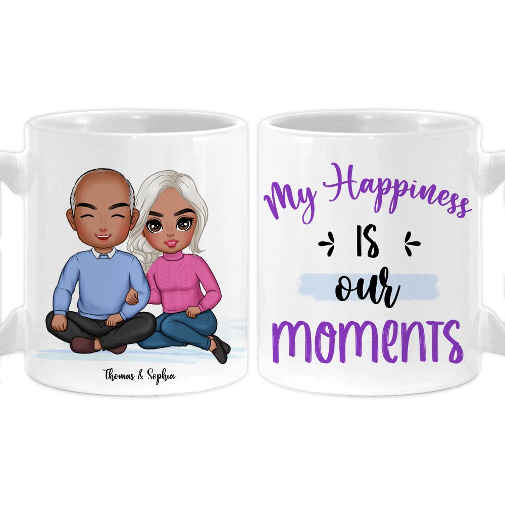 Personalized Couple Gift My Happiness Mug 31151 Primary Mockup
