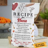 Personalized Recipe For Grandma Towel DB121 26O34 thumb 1