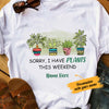 Personalized This Weekend Plant T Shirt SB32 29O36 1