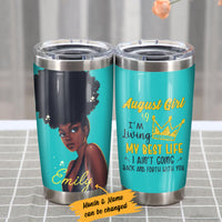 Personalized BWA Living Best Life Steel Tumbler JL81 81O34 thumb 1