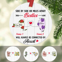 Personalized Side By Side Long Distance  Ornament OB71 30O47 thumb 1