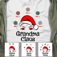 Personalized Grandma Claus T Shirt NB212 29O60 thumb 1
