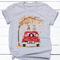 Personalized Mom Grandma Tree Truck T Shirt JL510 30O57 thumb 1