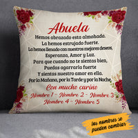 Personalized Spanish Mamá Abuela Gift For Mom Grandma Pillow AP135 65O34 thumb 1