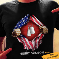 Personalized Veteran T Shirt JN81 85O61 thumb 1