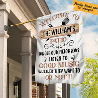 Personalized Patio Gardening Garden Flag JN252 85O58 thumb 1