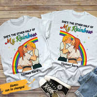 Personalized My Other Half LGBT Lesbian Couple T Shirt SB162 26O47 thumb 1