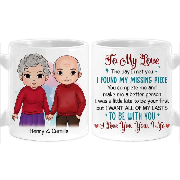 Personalized Couples Gift The Day I Met You Mug 31124 1