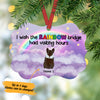 Personalized Looking Back Memorial Dog Benelux Ornament NB241 65O57 1