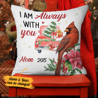Personalized Memorial Cardinal Red Truck Pillow NB181 87O34 thumb 1