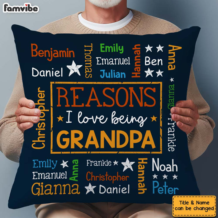 Personalized Gift For Grandpa Word Art Pillow 32058 1