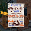 Personalized Welcome To The Cabin  Flag AG132 29O65 1