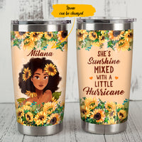 Personalized BWA Sunflower Steel Tumbler JL91 67O65 thumb 1