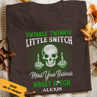Mind Your Business Skull T Shirt JL243 85O36 thumb 1