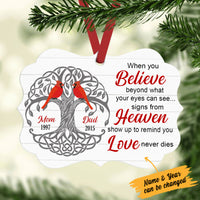 Personalized Cardinal Memorial Benelux Ornament NB161 30O34 thumb 1