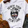 Beach Hair Dont Care White T Shirt JN274 85O53 1