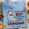 Personalized Grandma Heart T Shirt MR111 81O58 1