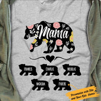 Personalized Mama Bear White T Shirt JN124 85O61 thumb 1