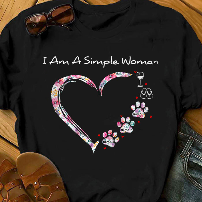 Personalized Dog Simple Woman T Shirt MR161 95O58 1