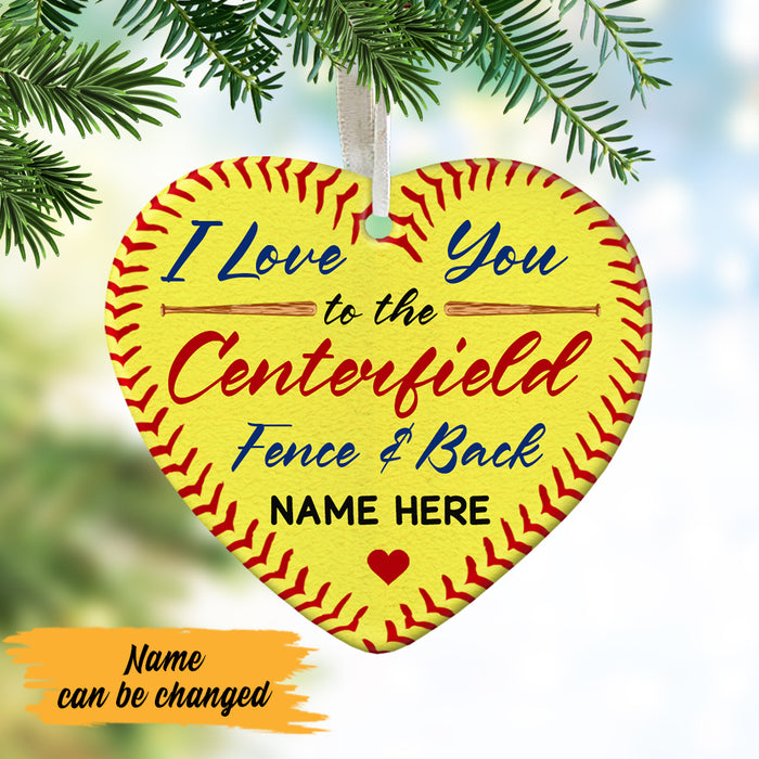 Personalized Baseball Softball Love You  Ornament NB34 87O47 1
