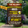 Personalized Beer Garden Rules Gardening Flag AG191 67O36 1
