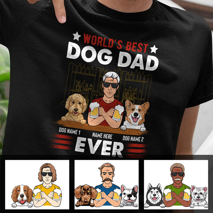 Personalized Dog Dad T Shirt MR223 26O60 1