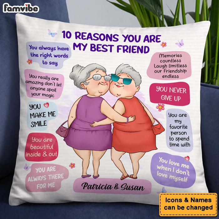 Personalized Gift Reasons You Are My Friend Pillow 31105 1