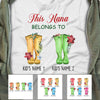 Personalized Grandma Belongs To Christmas Boots T Shirt SB254 65O53 1